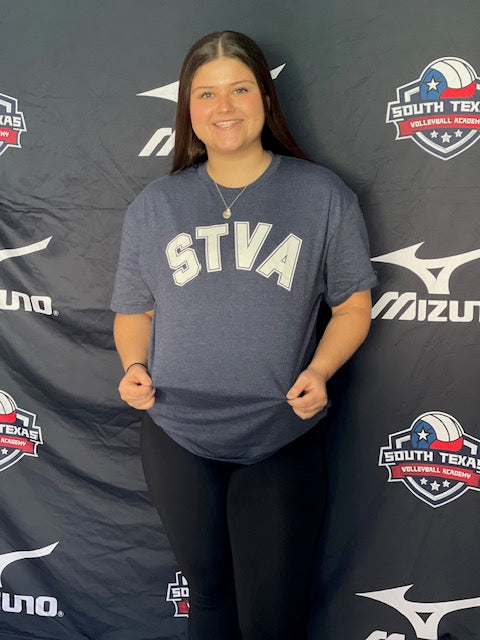 STVA Colligate - Heather Blue/White
