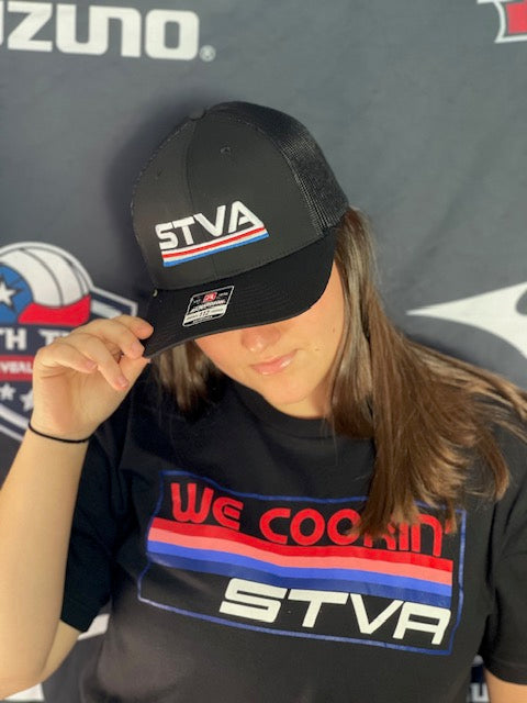 Black STVA Trucker Hat