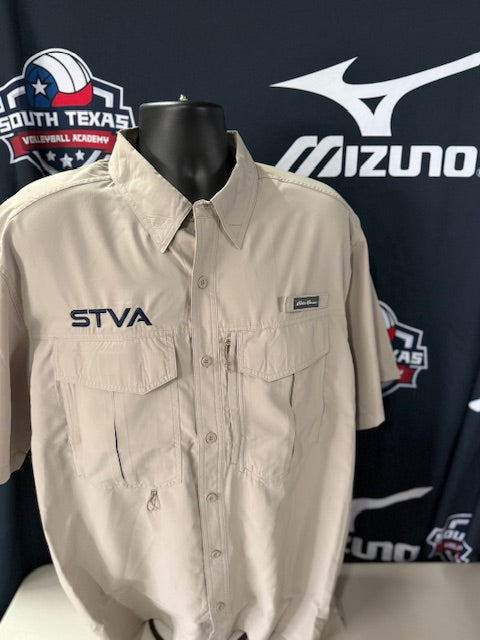 Eddie Bauer Sand Fishing Shirt (Navy STVA)
