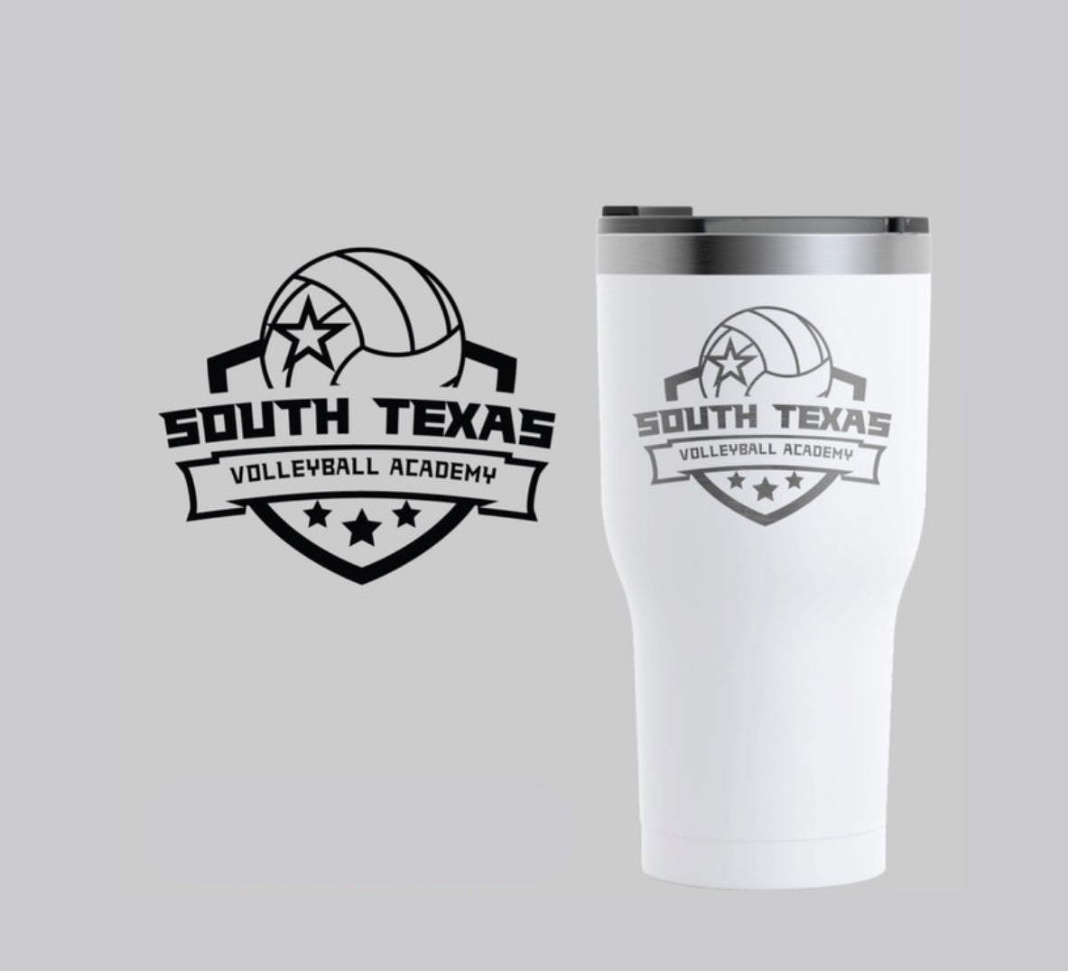 30oz RTIC Tumbler, White