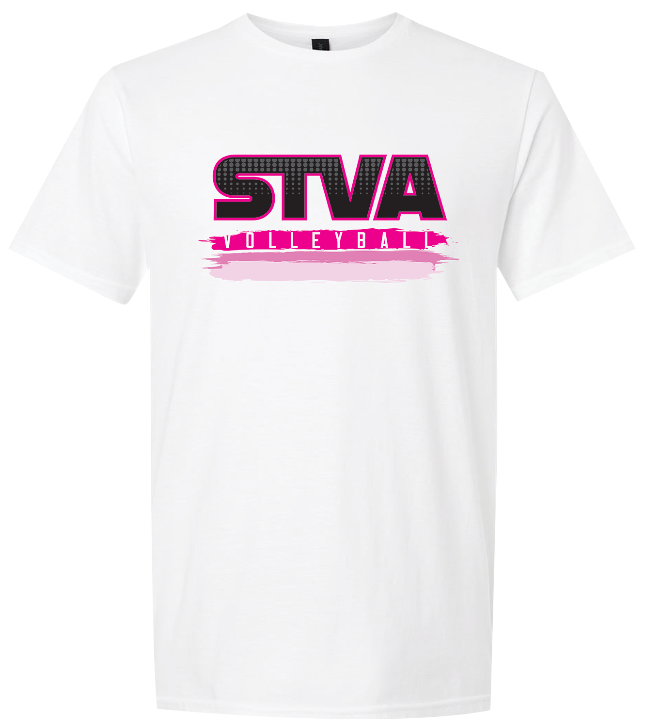 White out STVA w/ a pop of Pink (Youth)